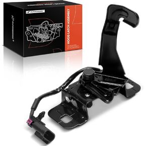 A-Premium Front Hood Latch Lock Assembly Compatible with Chevrolet Vehicles - Colorado 2015 2016 2017 2018 Pickup, with Alarm, Front Hood Lock