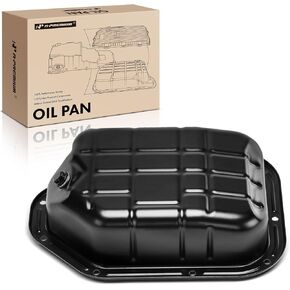 A-Premium Lower Engine Oil Pan Sump with Drain Plug Compatible with Nissan Pathfinder & Infiniti QX60, 2017 2018 2019 2020, 3.5L, Replaces 111106KA0B