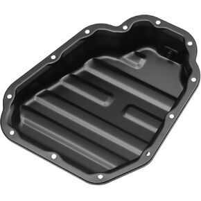 No.11110JG31A Engine Oil Pan Oil Pan Sump Transmission Oil Pan for Nissan Rogue L4 2.5L Petrol Sport Utility 2008-2013 Iron Black