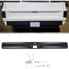 لوحة ترخيص لفة خلفية Ecotric متوافقة مع 1973-1987 CHEVY GMC C10 C20 C30 K10 K30 K30 Fleetside Bed مع ضوء 18 GAUGE