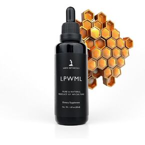 LPWML Bee Ognevka Life Product of Wax Moth Larvae All-Natural Tincture for Immune and Respiratory Health | Liquid Bontanical Extract 1.69 oz