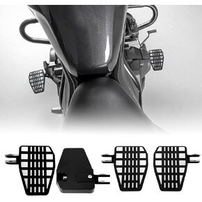 أوتاد قدم دراجة نارية لـ Honda Rebel CMX1100 CM1100 CMX CM 1100 T DCT 2021 2022 2023 2024 RIDER Wide Footrest Padals Explarge Pads