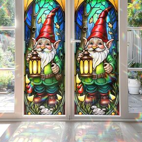 Sugar Skull Girl Stained Glass Window Film, Decorative Sugar Skull Girl Stained Glass Window Film, Sugar Skull Girl Stained Glass Window Film for Bathroom Door Heat Anti UV in Kuwait