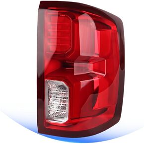 Tail Lights Compatible with 2007-2013 Chevy Silverado 1500 2500HD 3500HD GMC Sierra 2500HD 3500HD Taillight Assemblies Rear Brake Lamps Red Border (Right Passenger Side) in Kuwait