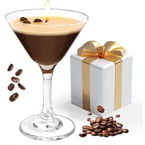 Espresso Martini Candle, Coffee Candles Ornament, Fathers Day Gifts, Scented Candle for Women Men Espresso Lovers, Coffee Bar Decor, Soy Wax Candles Funny Gifts for Birthday Christmas Valentines Day