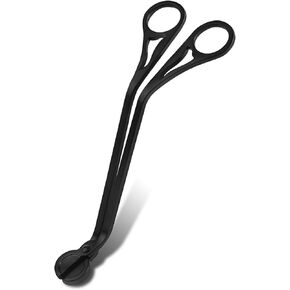 Candle Wick Trimmer, Stainless Steel Wick Clipper Cutter, Candle Cutter Wick Reduces Soot Prevent Soot Buildup, Candle Scissors (Black)