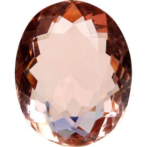 Brazilian Brownish Pink Topaz 66.5 Ct. Beautiful Oval Cut Topaz Loose Gemstone For Jewelry Making