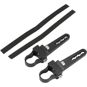 ALAVENTE 1" Bull Nudge Bar Mounting Bracket Tube Clamp Kit for LED/Work Light (Black)