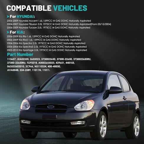 11191 مولدات السيارات تتناسب مع Hyundai Sonata 06-10 ، سانتا في سورينتو ، Azera ، Entourage ، Veracruz ، ل Kia Sedona ، Borrego V6 3.3L 3.8L Automotive Replacements 11193 130A المولد in Saudi Arabia