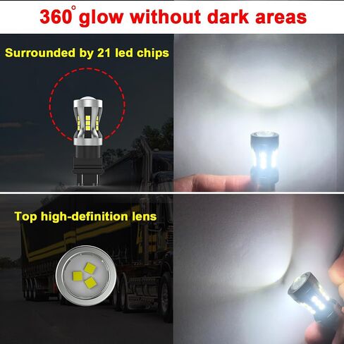 921 W16W LED Reverse Backup Light Bulbs for 2014-2020 2021 2022 2023 2024 Chevy Silverado 1500, 6000K Cool White Super Bright 912 OEM Replacement Plug and Play in Kuwait