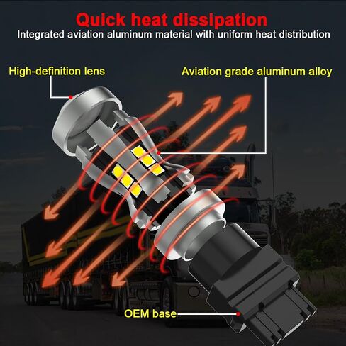 921 W16W LED Reverse Backup Light Bulbs for 2014-2020 2021 2022 2023 2024 Chevy Silverado 1500, 6000K Cool White Super Bright 912 OEM Replacement Plug and Play in Kuwait