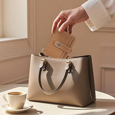 RFID Wallet Women ، محافظ صغيرة نحيفة من جلد زهرة Bifold Bifold Sompact Ladies Girls Wallet مع حامل بطاقة الائتمان السوستة الجيب الأخضر in Kuwait