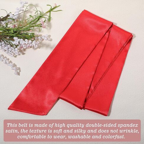 Molain Wedding Satin Sash Belt Women Dress Sash Bridal Belt Waist Belts for Party Special Occasion 3.7'' Wide Double Side in Saudi Arabia