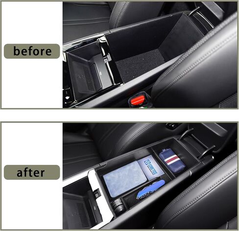 EDBETOS Center Console Organizer Tray Compatible with Kia K5 GT Line DL3 Accessories 2021-2023 2024 2025 Interior Secondary Armrest Storage Box, ABS Material Insert Tray, Red Trim in Saudi Arabia