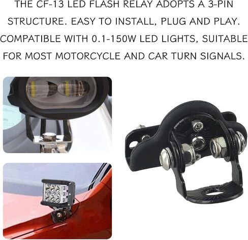 2PCS Light Bar Mounting Brackets Hood Mount Light Brackets with Hex Wrenches, Adjustable Pillar Stainless Steel Grill Led Work Ditch Light Brackets for Off Road Truck Car Truck SUV(Black) in Saudi Arabia