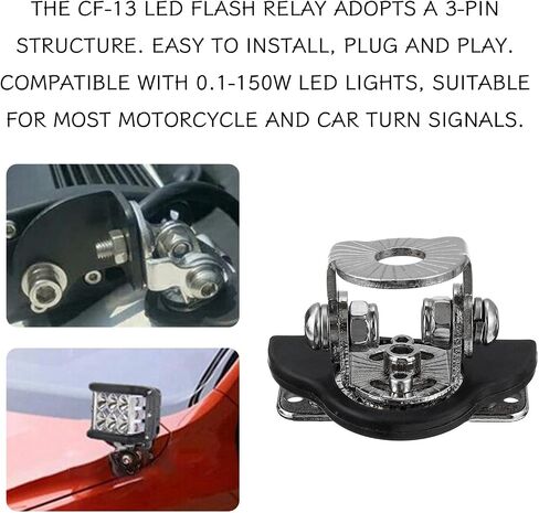 2PCS Light Bar Mounting Brackets Hood Mount Light Brackets with Hex Wrenches, Adjustable Pillar Stainless Steel Grill Led Work Ditch Light Brackets for Off Road Truck Car Truck SUV(Black) in Saudi Arabia