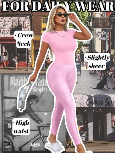سراويل مثيرة 2 قطعة تم تعيينها للنساء ، قمة المحاصيل في 2000 و Leggings اللامعة ، التخسيس الخروج من ملابس Date Night Club in Saudi Arabia