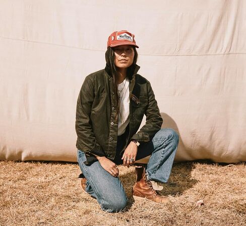 Huckberry Flint & Tinder Women's Flannel-Lined Waxed Trucker Jacket, Canvas Jackets for Women in Kuwait
