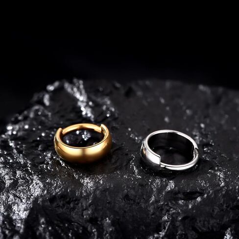 حلقات حاجز السلسلة: 16g 8mm الأنف الحلزونية الغضروف دايث Tragus حلق خاتم ثقب طوق ، فولاذ أنف أنف أذن حلقات مجوهرات ثقب للنساء الرجال in Kuwait