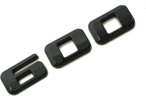 1x Escalade 600 Logo Badge Decals Replacement for Escalade Rear Liftgate Emblem 3D Nameplate (Black) in Saudi Arabia