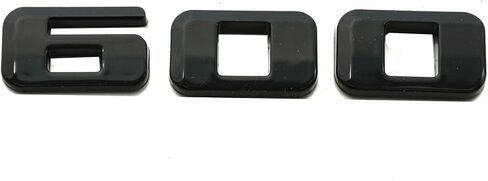 1x Escalade 600 Logo Badge Decals Replacement for Escalade Rear Liftgate Emblem 3D Nameplate (Black) in Saudi Arabia