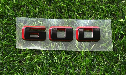 1x Escalade 600 Logo Badge Decals Replacement for Escalade Rear Liftgate Emblem 3D Nameplate (Black) in Saudi Arabia