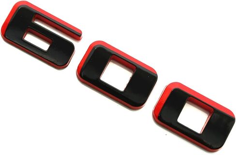 1x Escalade 600 Logo Badge Decals Replacement for Escalade Rear Liftgate Emblem 3D Nameplate (Black) in Saudi Arabia