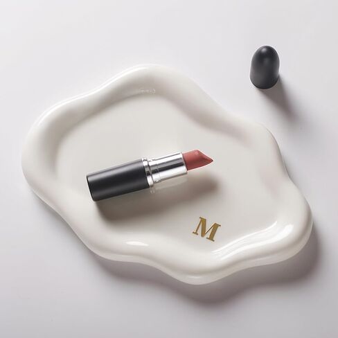 Ceramic Jewelry Tray Personalized Monogram Letter Ring Dish Unique Cloud Shaped Gift for Women Mom Bridesmaids (A-Z Initial) - Valentines Day Mother’s Day Wedding Favors Home Decor (M) in Kuwait
