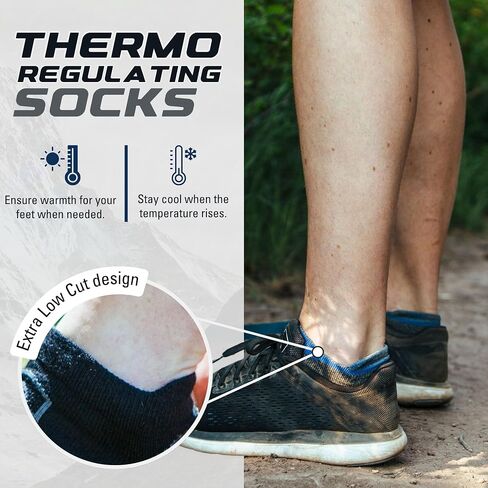 CloudLine Merino Wool Running Socks for Men and Women - Ultralight, Anti-Blister, Moisture Wicking Socks, Made in USA 1 Pair in Saudi Arabia