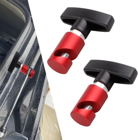 2 PCS Car Hood Strut Clamp, Lift Support Clamp with Brass Core, Hood Struts Lift Support, Trunk Air Pressure Rod Anti-Slip Anti-Shaking Retainer, Universal Accessories for Cars (Red) in Kuwait