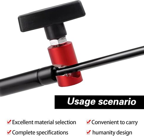 2 PCS Car Hood Strut Clamp, Lift Support Clamp with Brass Core, Hood Struts Lift Support, Trunk Air Pressure Rod Anti-Slip Anti-Shaking Retainer, Universal Accessories for Cars (Red) in Kuwait