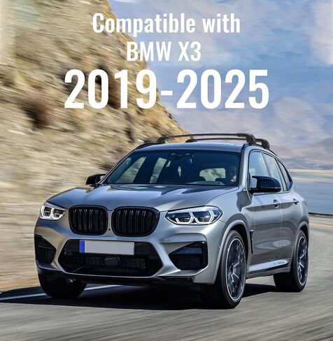 Roof Rack Cross Bars Compatible with BMW X3 G01 2019-2025, Aluminum Lockable Crossbars for Rooftop Cargo Carrier Luggage Kayak Canoe Bike Snowboard in Kuwait