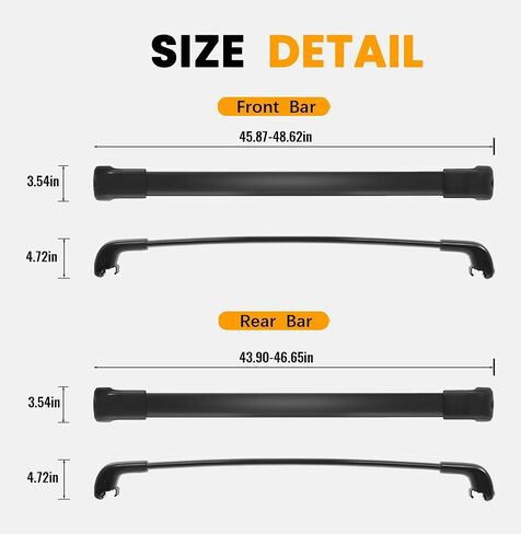 Roof Rack Cross Bars Compatible with BMW X3 G01 2019-2025, Aluminum Lockable Crossbars for Rooftop Cargo Carrier Luggage Kayak Canoe Bike Snowboard in Kuwait