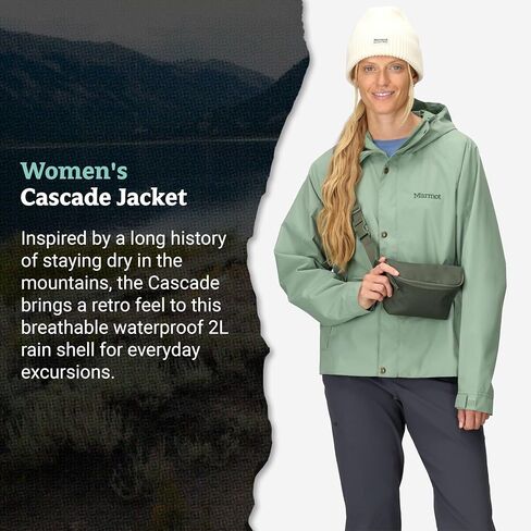 MARMOT Women's Cascade Durable & Waterproof Rain Jacket in Saudi Arabia