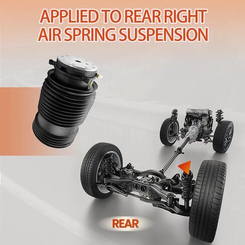 Air Suspension Spring Bag Rear Right Compatible with 2015-2020 Benz C-Class W205 Benz C250 C300 C400 C43 AMG C450 AMG C63 AMG C63 AMG S OEM 2053200225 in Saudi Arabia