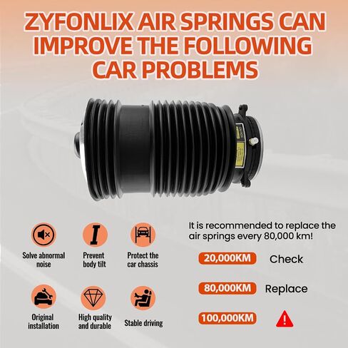Air Suspension Spring Bag Rear Right Compatible with 2015-2020 Benz C-Class W205 Benz C250 C300 C400 C43 AMG C450 AMG C63 AMG C63 AMG S OEM 2053200225 in Saudi Arabia