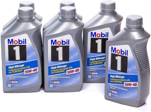 Mobil 1 103536 10W -40 High Ailege Motor Oil - 1 Quart (حزمة 6) in Saudi Arabia