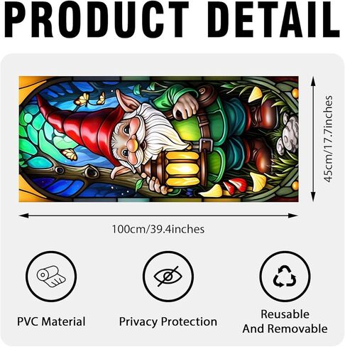 Sugar Skull Girl Stained Glass Window Film, Decorative Sugar Skull Girl Stained Glass Window Film, Sugar Skull Girl Stained Glass Window Film for Bathroom Door Heat Anti UV in Kuwait