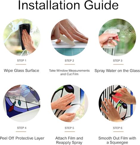 Ancient Oak Tree & Sunset Glow Stained Glass Window Film, Decorative Ancient Oak Tree & Sunset Glow Stained Glass Window Film, Ancient Oak Tree Stained Glass Window Film for Bathroom Door Heat Anti UV in Kuwait