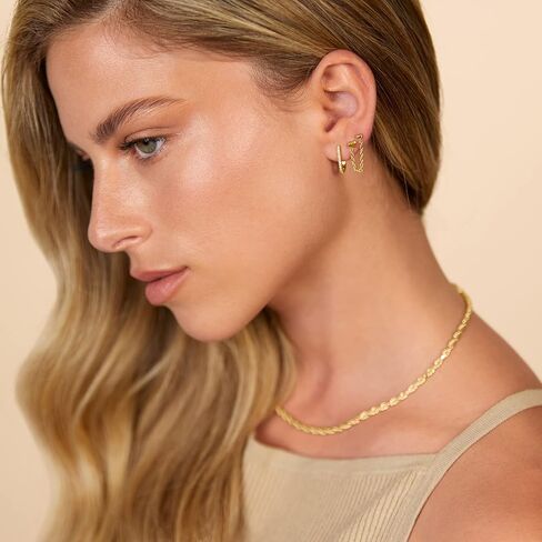 PAVOI 14K MOLD SARRINGS CONNECTOR for Women | سلسلة التدوير القابلة للتحويل لثقب مزدوج in Kuwait