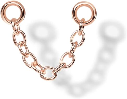 PAVOI 14K Gold Earrings Connector Chain for Women| Convertible Dangle Chain for Double Piercings in Saudi Arabia