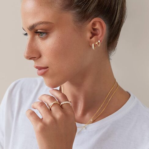 PAVOI 14K Gold Earrings Connector Chain for Women| Convertible Dangle Chain for Double Piercings in Saudi Arabia