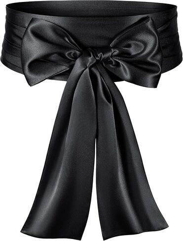 Women Satin Sash Belt Wedding Belt Party Belt For Dress Halloween Outfit Cosplay Costume Accessories in Saudi Arabia