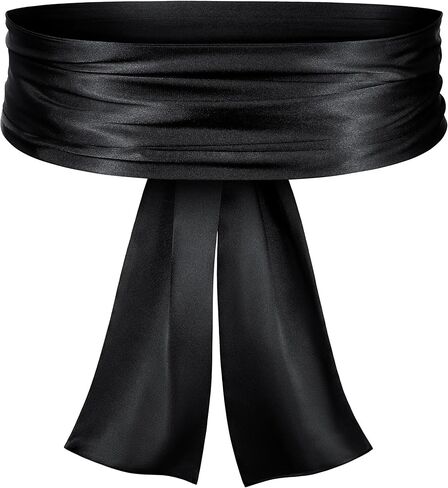 Women Satin Sash Belt Wedding Belt Party Belt For Dress Halloween Outfit Cosplay Costume Accessories in Saudi Arabia