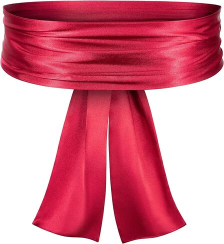 Women Satin Sash Belt Wedding Belt Party Belt For Dress Halloween Outfit Cosplay Costume Accessories in Saudi Arabia