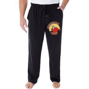 Disney Men's The Incredibles Pajama Pants Incredible Dad Father's Day Loungewear Sleep Pants (Large) Black
