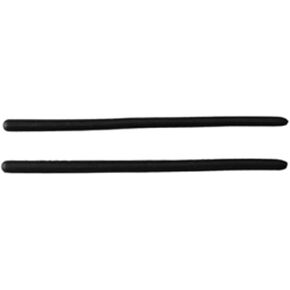 Sunglass Eyeglass Replacement Temple Tips，Anti Slip Soft Silicone Glass Ear Sock Piece Tube Sleeve End Tips for Thin Metal Eyeglass Legs(Black)
