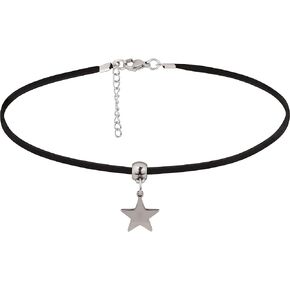 قلادة قلادة Sacina Gothic Star ، قلادة Black Boho ، هدية مجوهرات السنة الجديدة للنساء