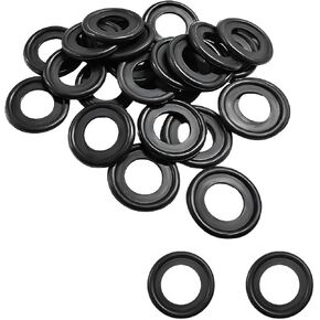 25 PCS M14 Car Oil Drain Plug Gasket, Rubber Oil Drain Plug Crush Washers Sealing Gasket, Vehicle Engine Oil Seal Washer Replacement for Car Truck SUV, Car Accessories
