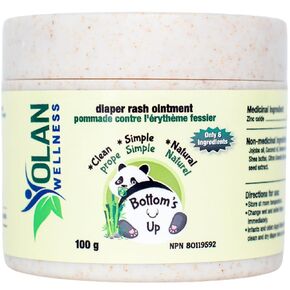 Diaper Rash Cream - Natural Ingredient Ointment for Baby Bottom Sensitive Skin, Soothes, Heals, and Protects With Zinc Oxide Cream - Baby Skin Care